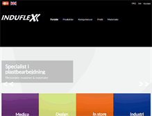 Tablet Screenshot of induflex.dk